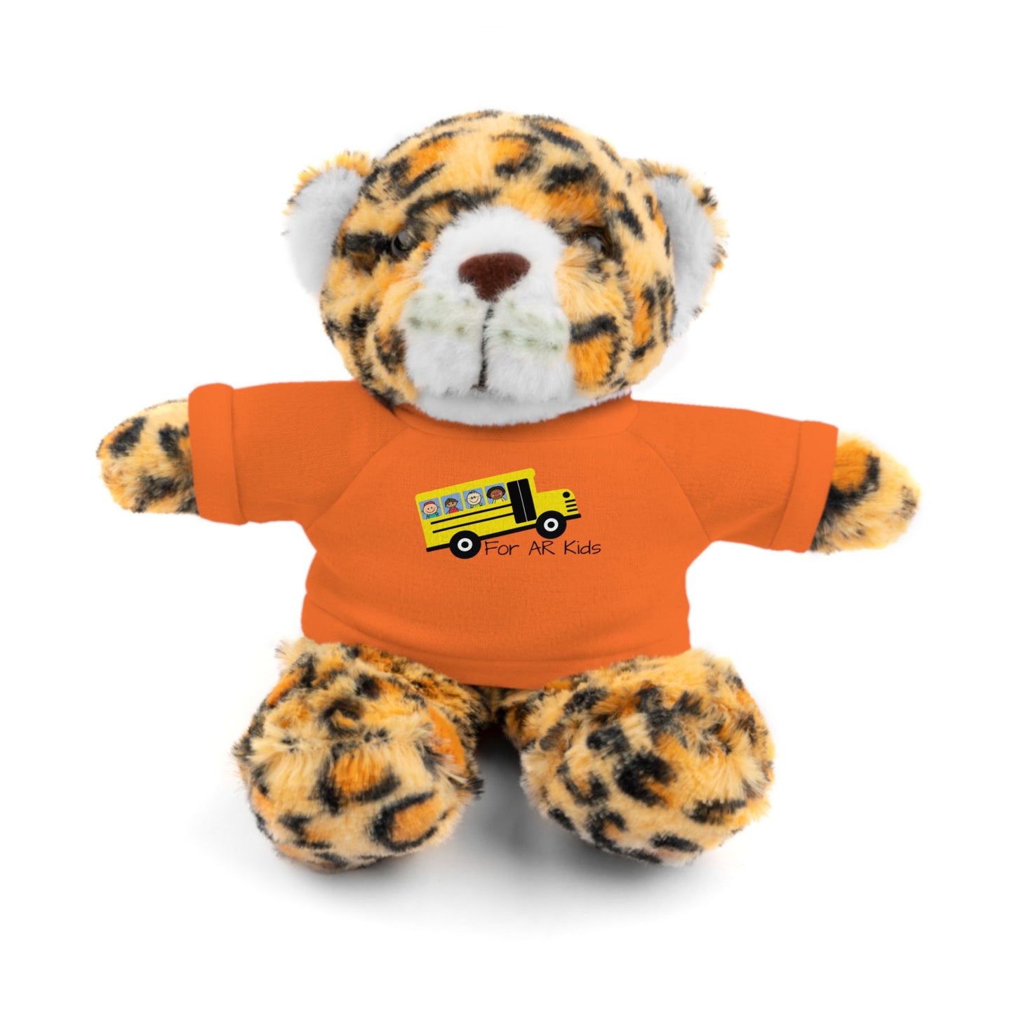 School Bus Stuffed Outfit, AR Kids, Cute Children's Bus Stuffed Shirt, Stuffed Animals with Tee