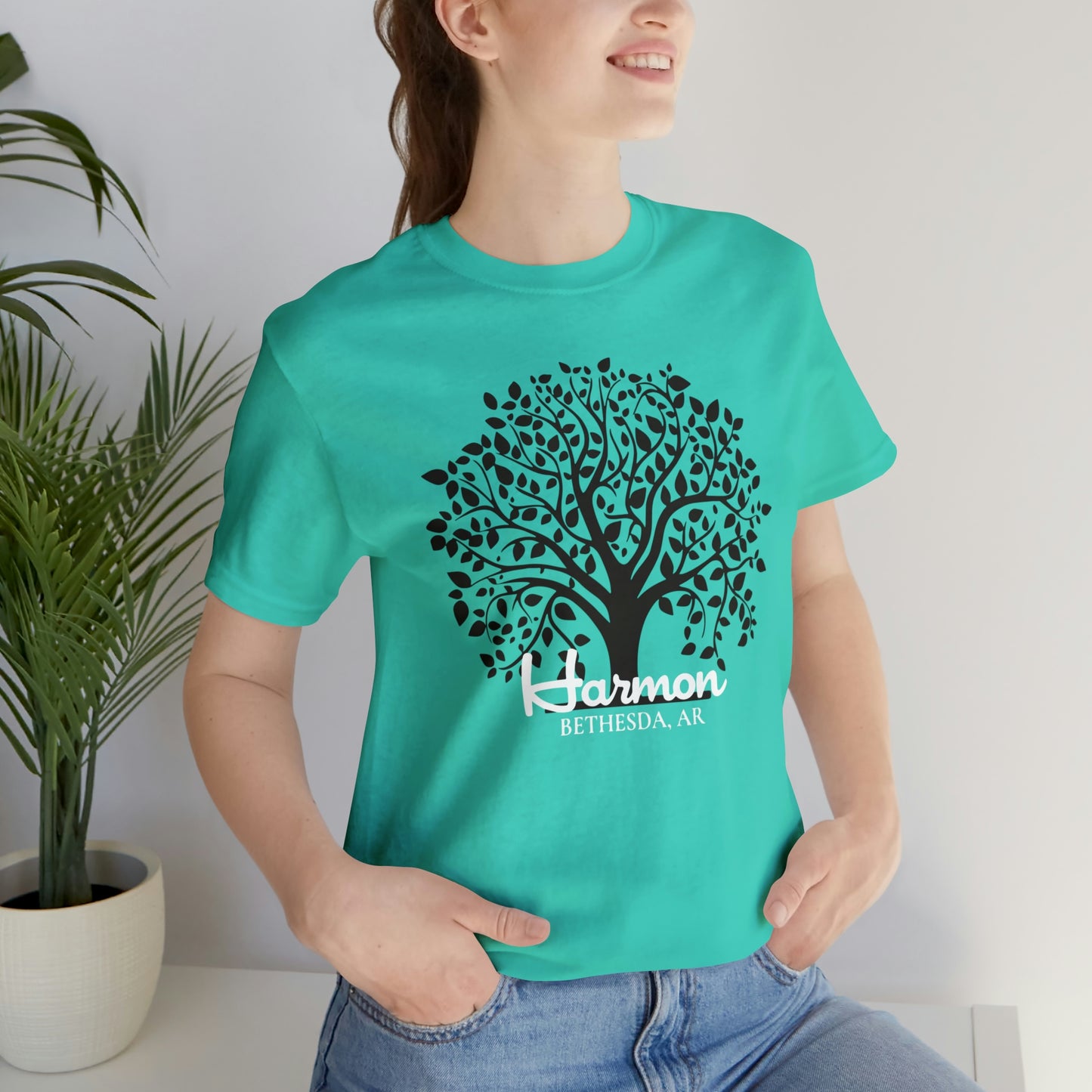 Harmon Family Tree Shirt (Teal / Gray)