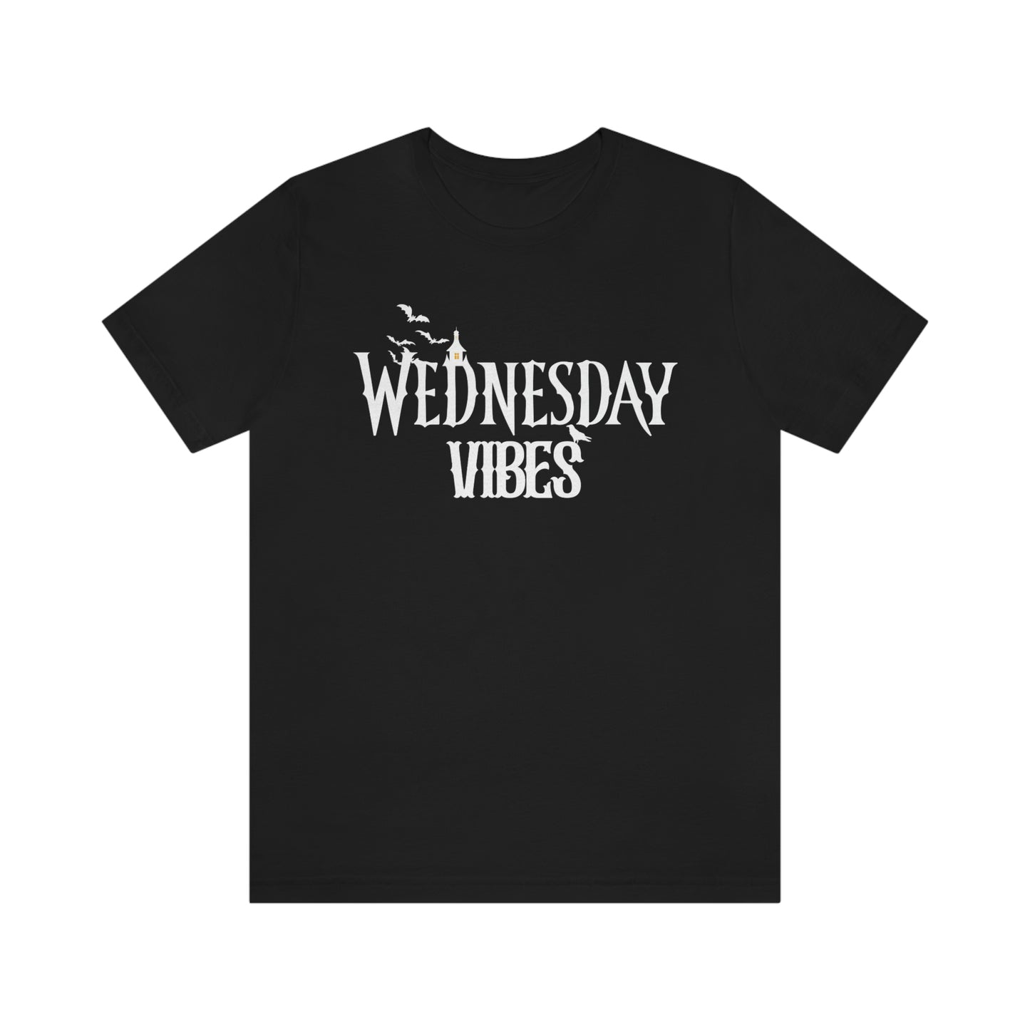Wednesday Vibes Shirt Wednesday Addams Graphic Tee - Bella Canvas