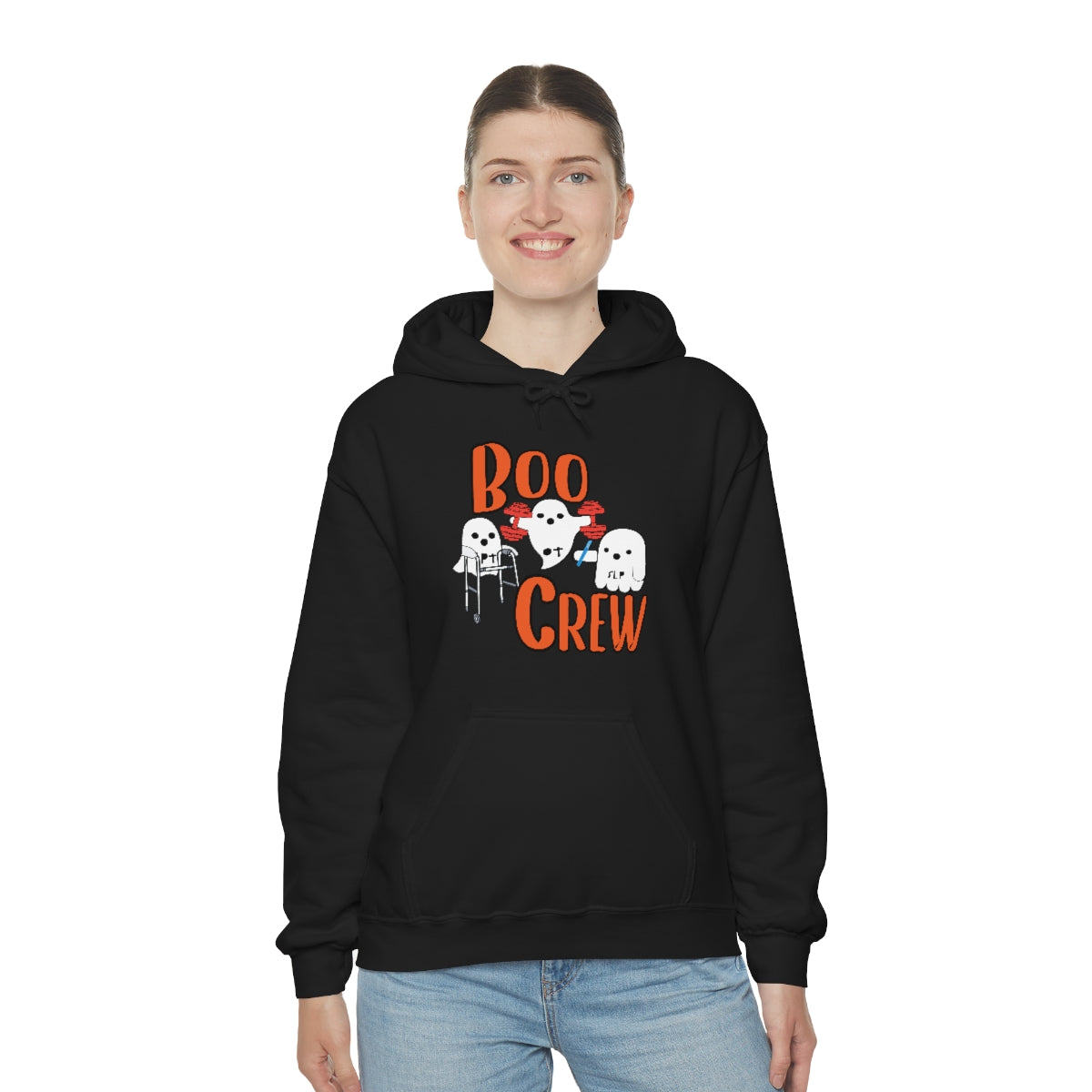 Boo Crew Halloween Hoodie Unisex Heavy Blend™ Hooded Sweatshirt