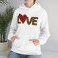 Love Leopard Hoodie Unisex Heavy Blend™ Hooded Sweatshirt