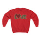 Love Leopard Unisex Heavy Blend™ Crewneck Sweatshirt