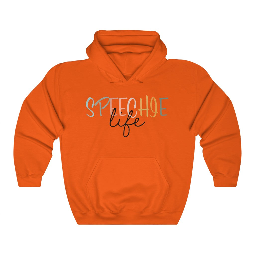 Speechie Life SLP Speech Therapy Therapist Hoodie Unisex Heavy Blend™ Hooded Sweatshirt
