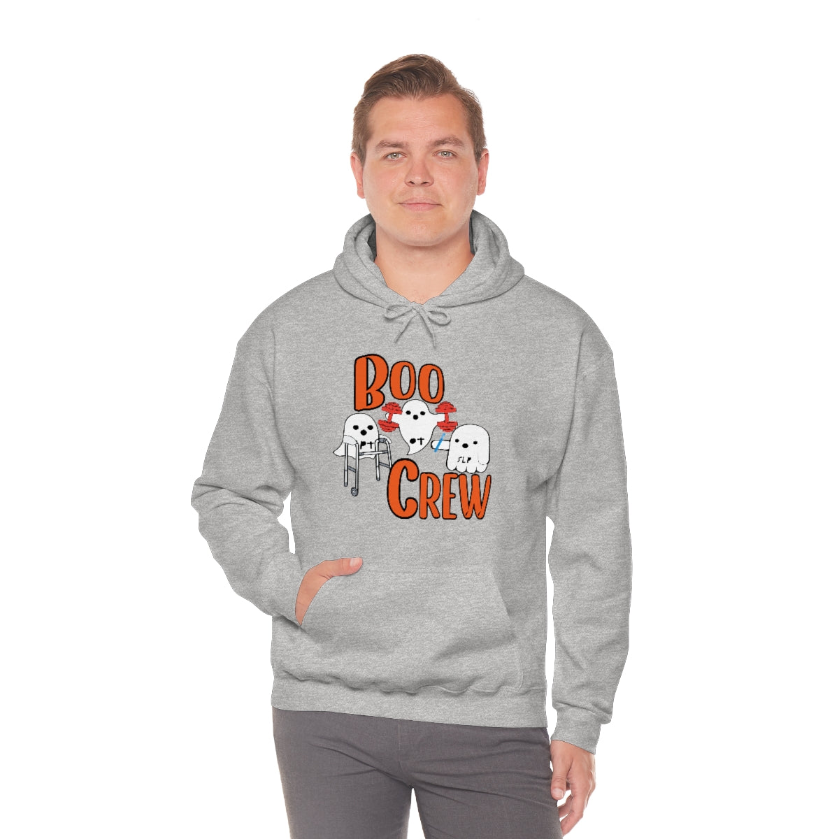 Boo Crew Halloween Hoodie Unisex Heavy Blend™ Hooded Sweatshirt