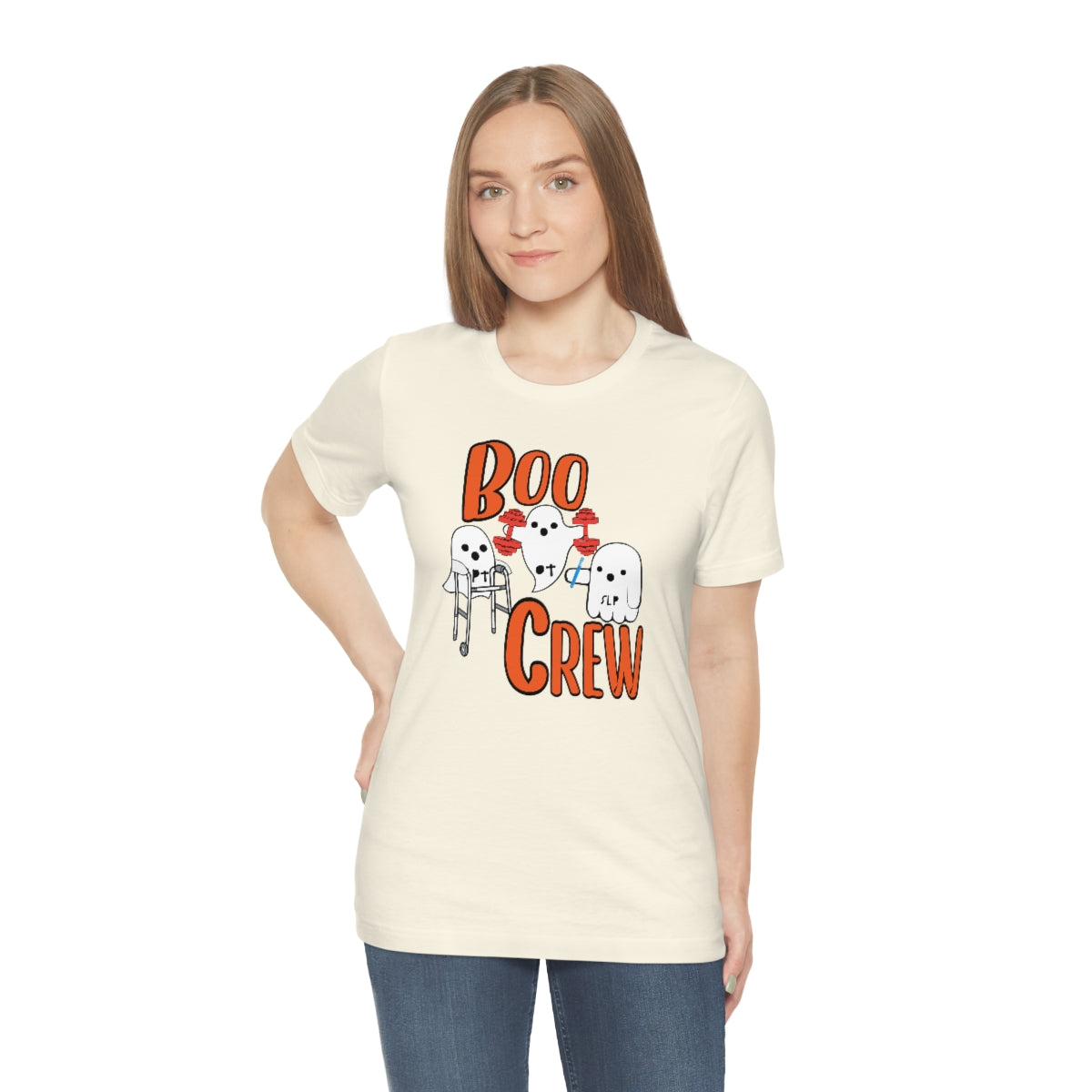 Boo Crew Shirt Unisex Jersey Short Sleeve Halloween Graphic Tee