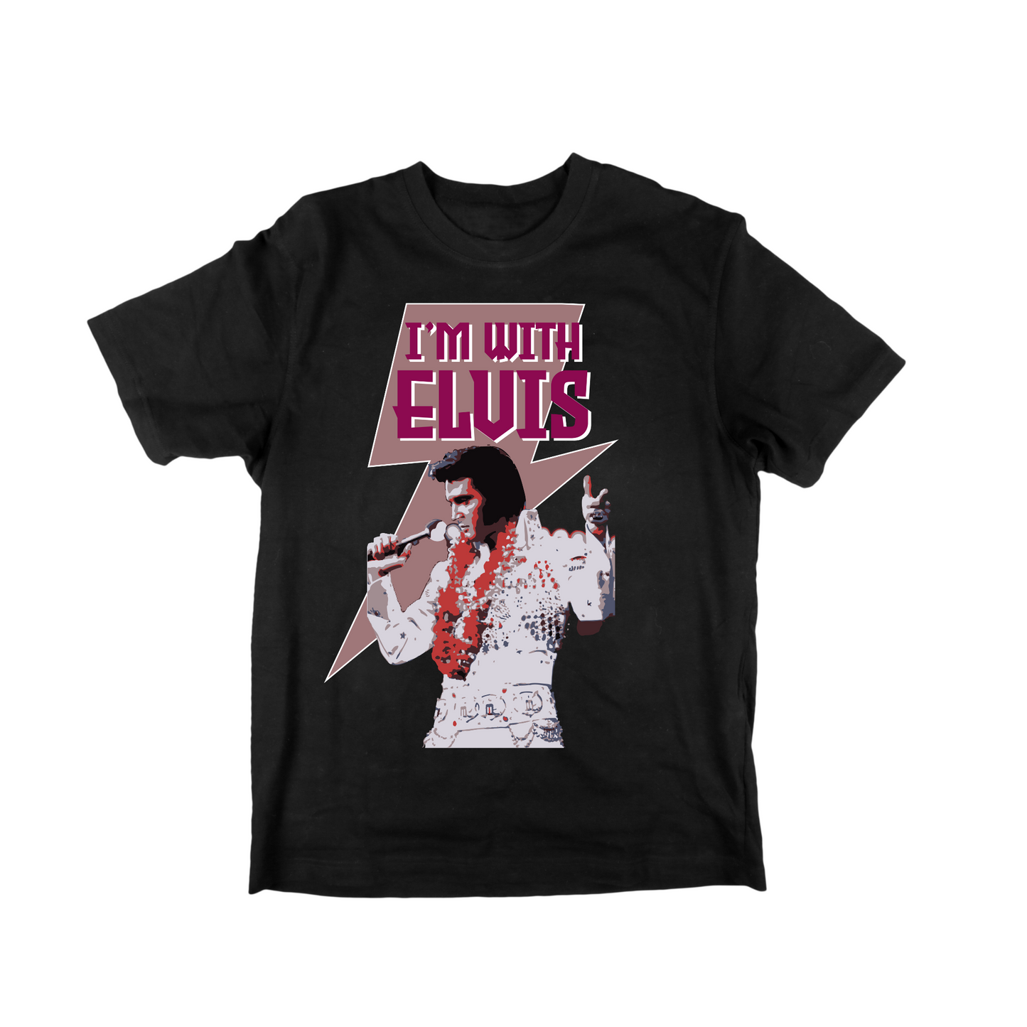 Elvis Presley Shirt, I'm With Elvis Shirt, Elvis Presley Tee, Mom Shirt, Elvis Presley Graphic Tee, T-Shirt for Women and Women, Gift For Mom