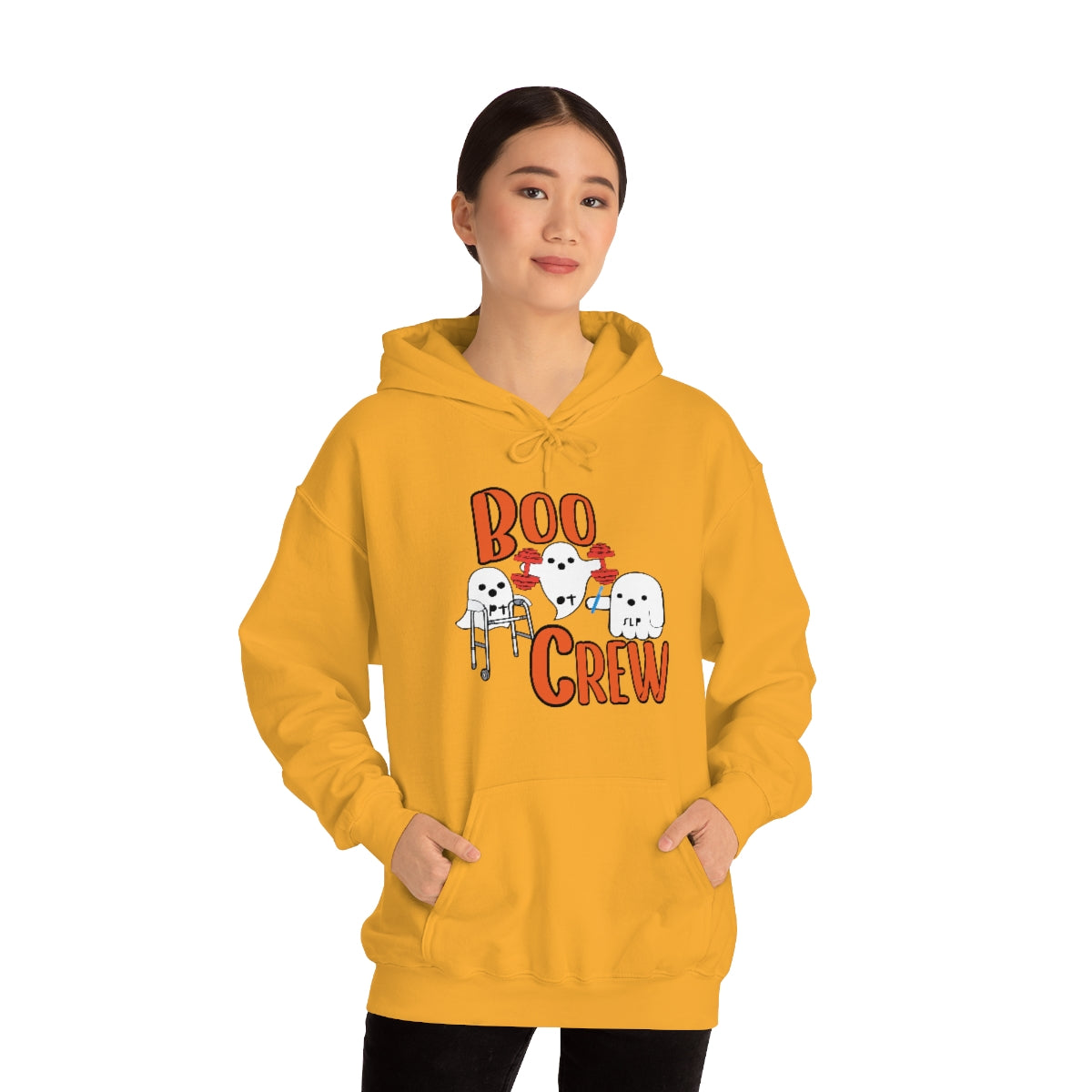 Boo Crew Halloween Hoodie Unisex Heavy Blend™ Hooded Sweatshirt