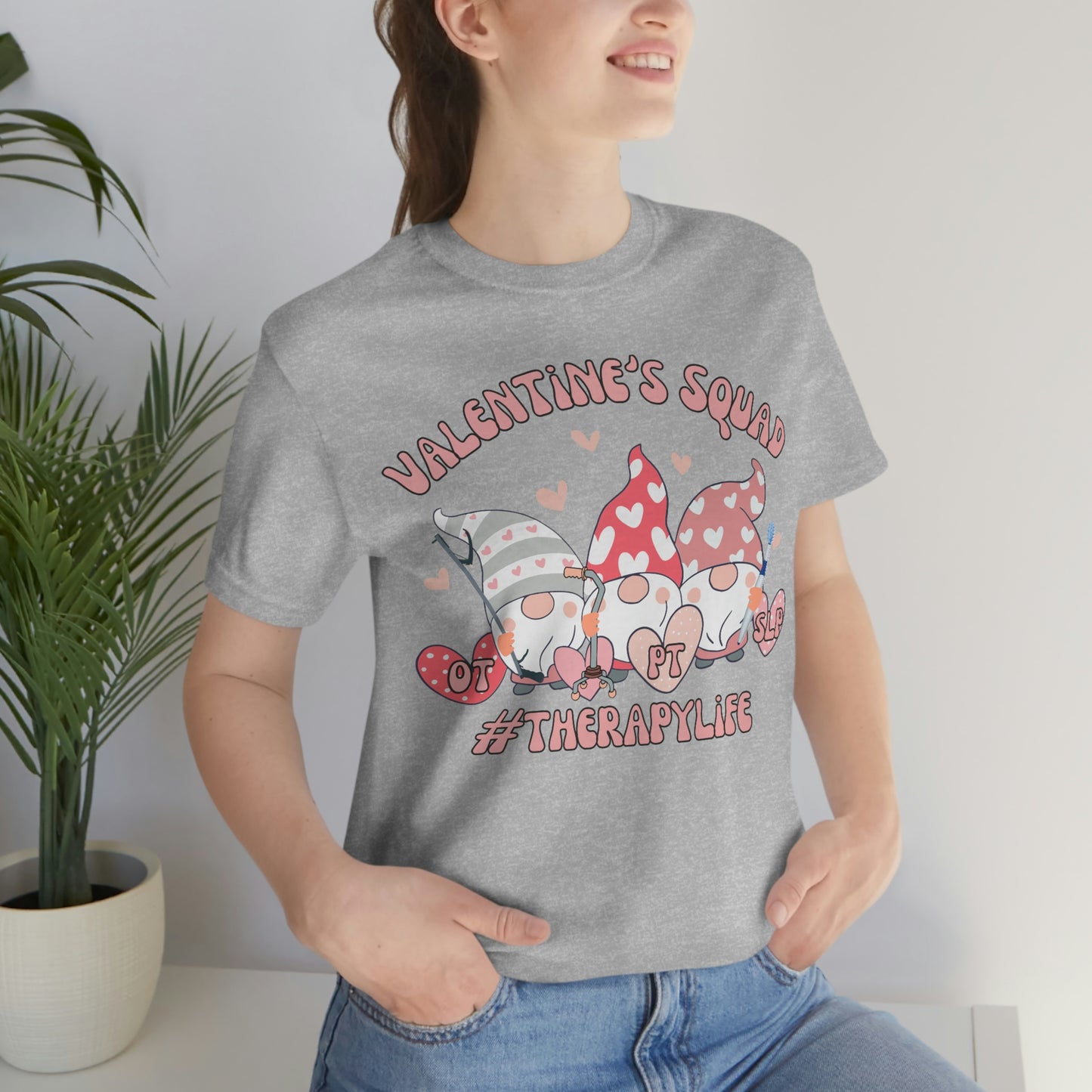 Valentine's Squad OT PT SLP Therapy Shirt Occupational Physical Speech Therapist