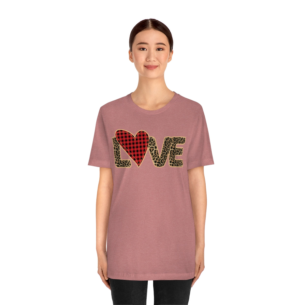 Love Leopard Shirt Graphic Tee
