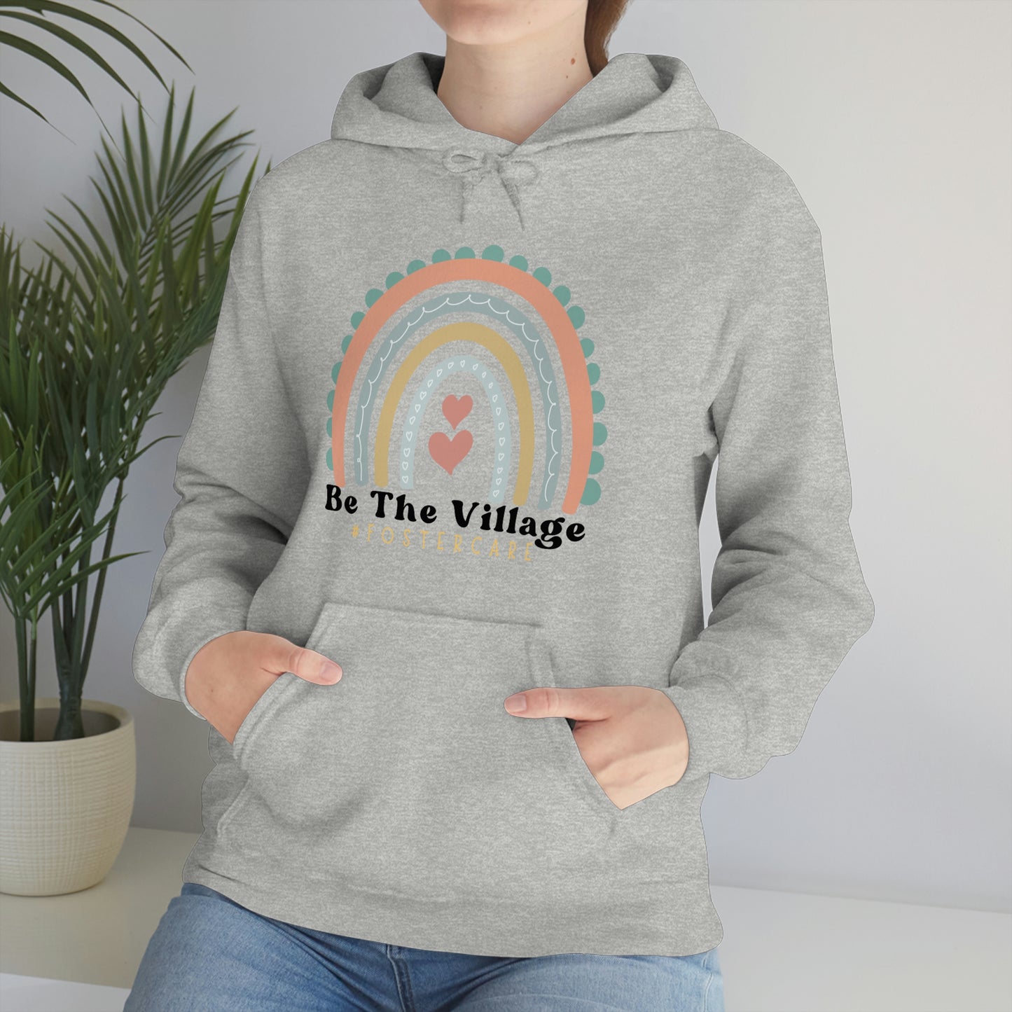 Be The Village Rainbow Foster Care Love Wins Hoodie