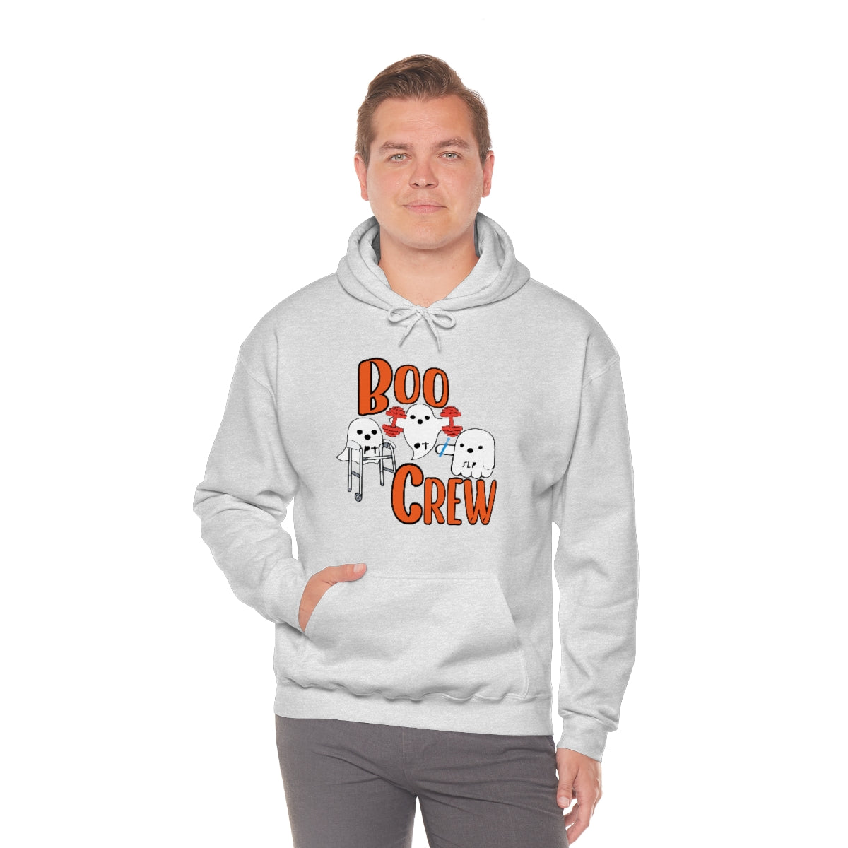 Boo Crew Halloween Hoodie Unisex Heavy Blend™ Hooded Sweatshirt