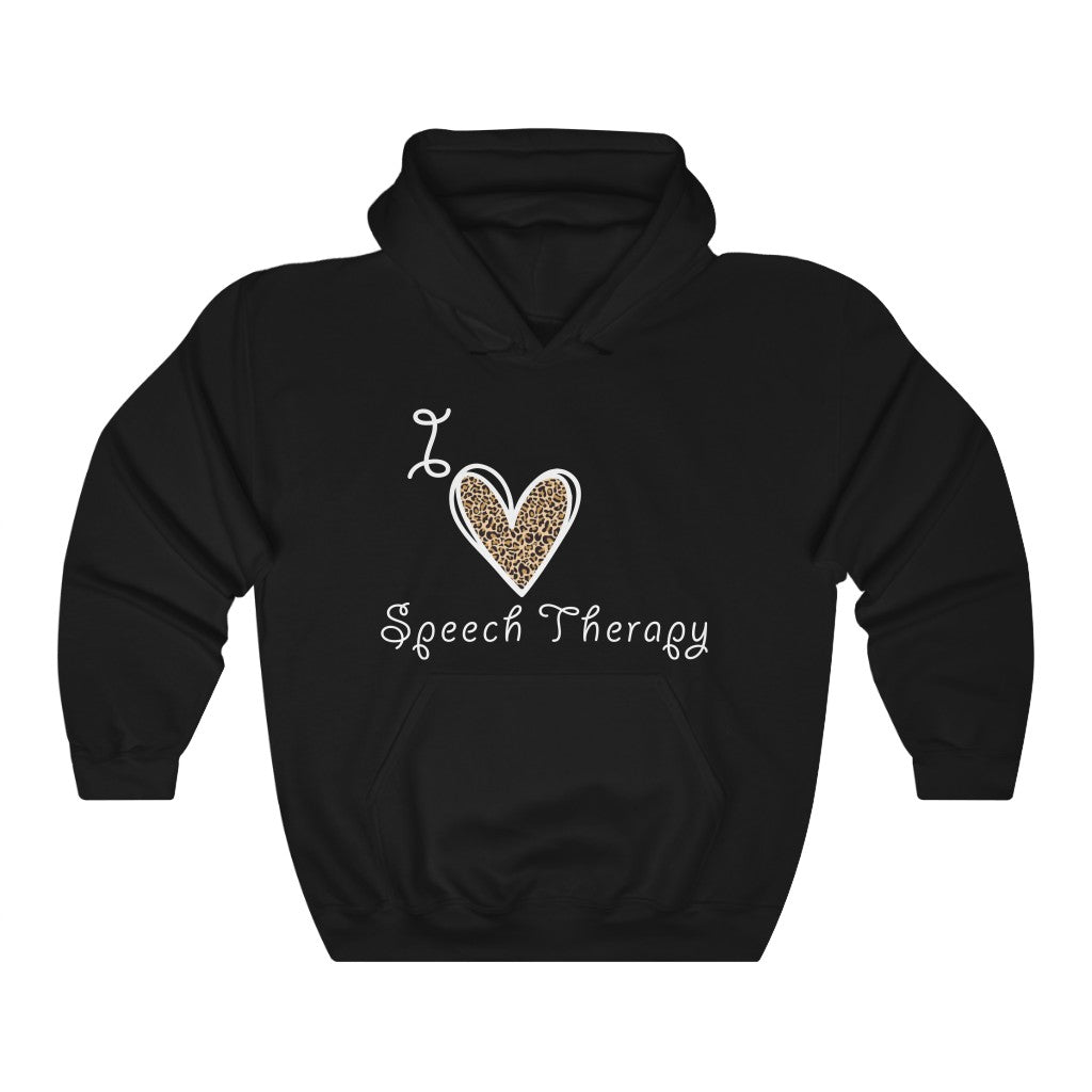 I Love Speech Therapy SLP Therapist Hoodie Unisex Heavy Blend™ Hooded Sweatshirt
