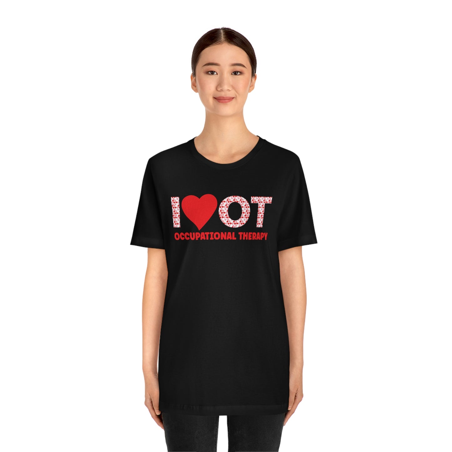 I Love OT Occupational Therapy Valentine's Day Shirt