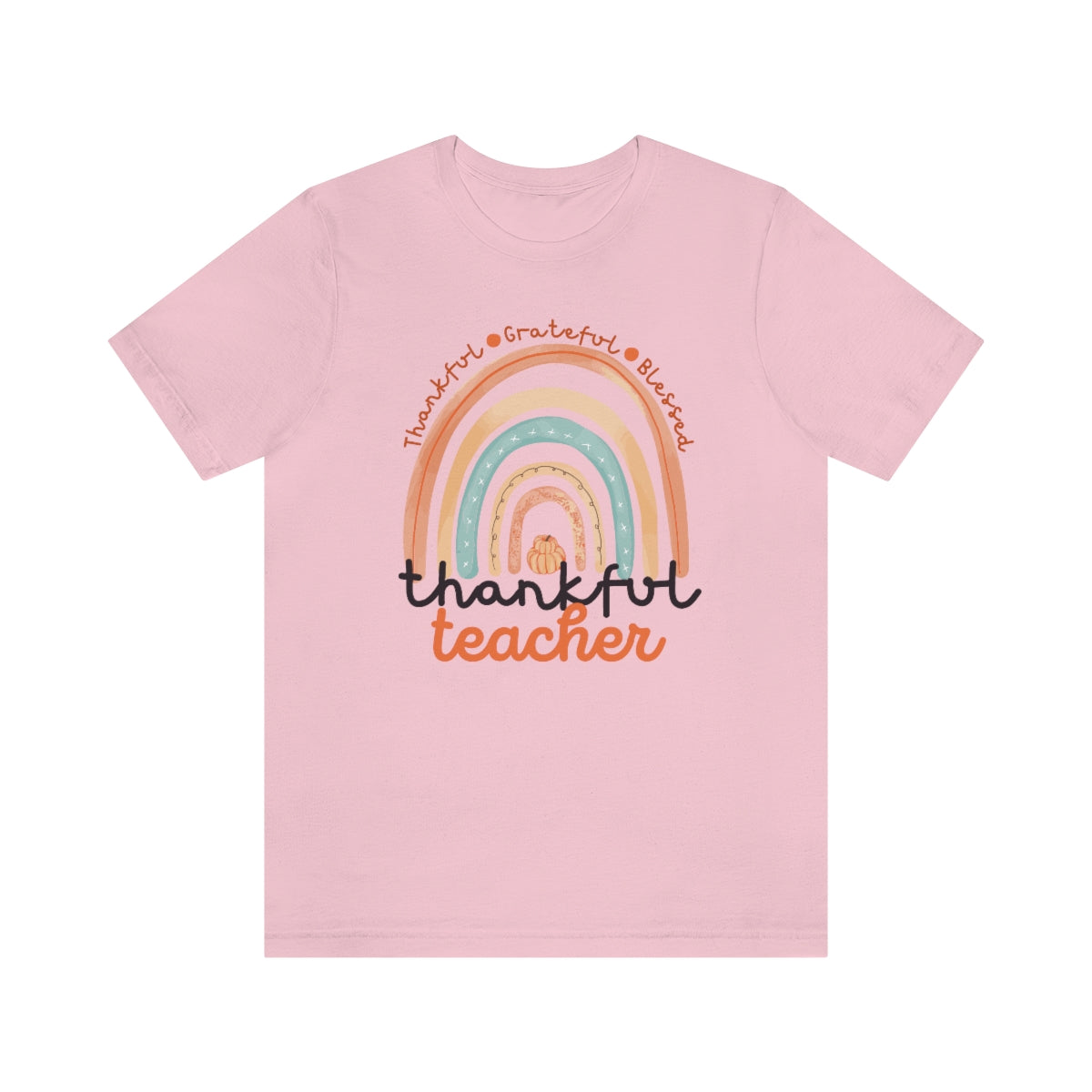 Thankful Teacher Fall Thanksgiving Shirt