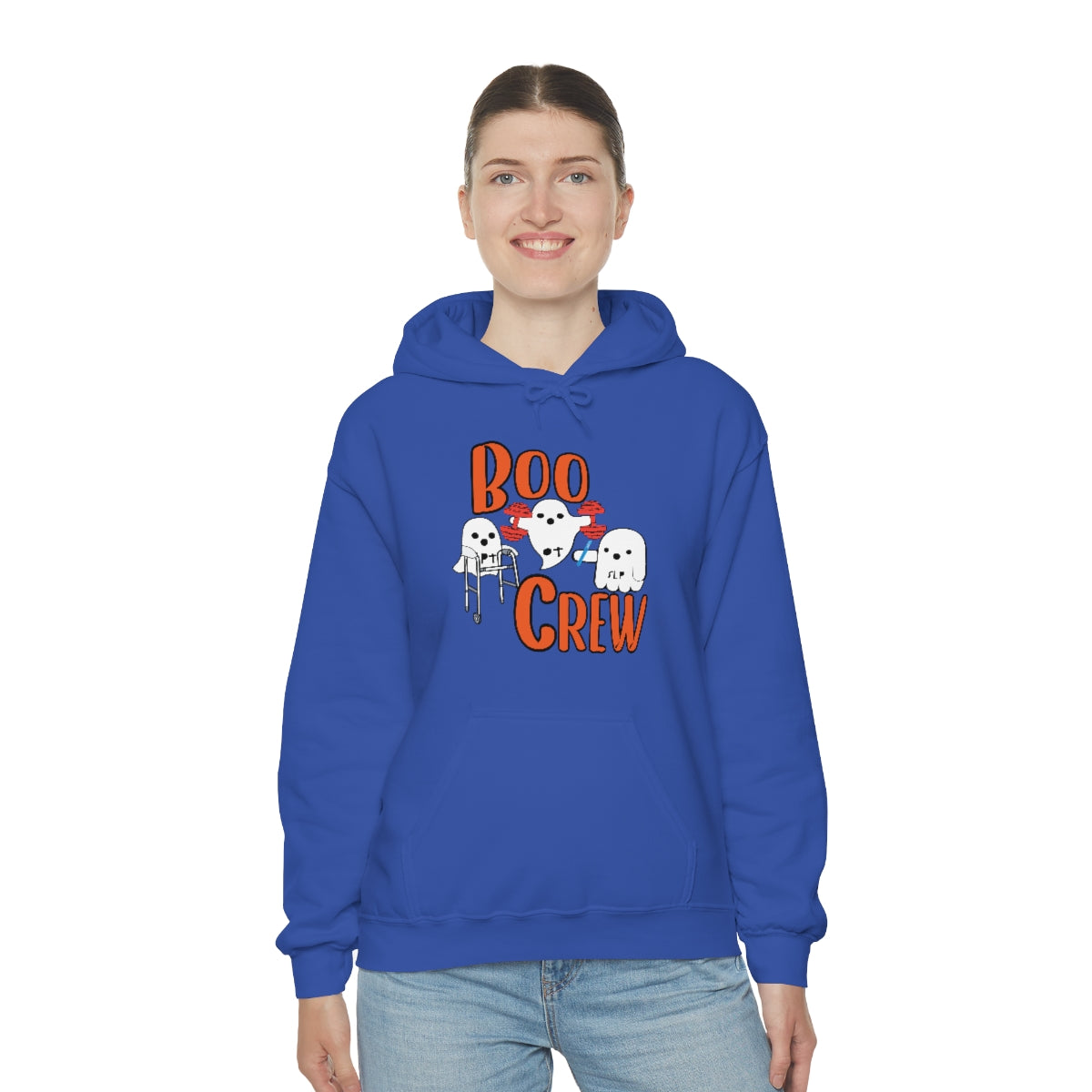 Boo Crew Halloween Hoodie Unisex Heavy Blend™ Hooded Sweatshirt