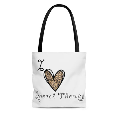 I Love Speech Therapy SLP Therapist Tote Bag