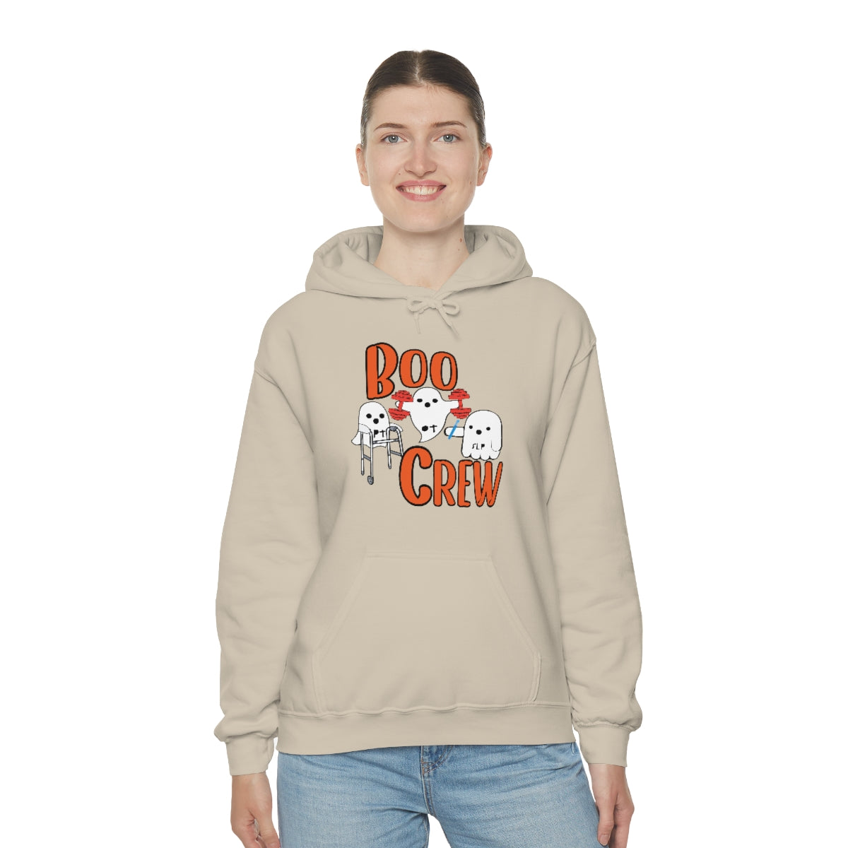 Boo Crew Halloween Hoodie Unisex Heavy Blend™ Hooded Sweatshirt