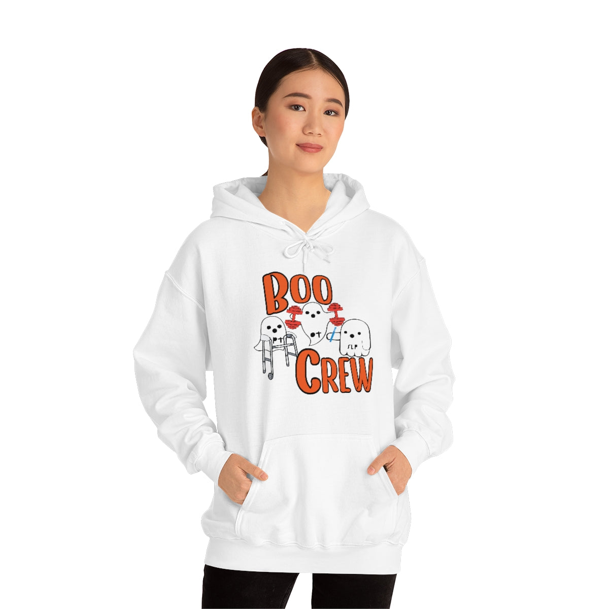 Boo Crew Halloween Hoodie Unisex Heavy Blend™ Hooded Sweatshirt