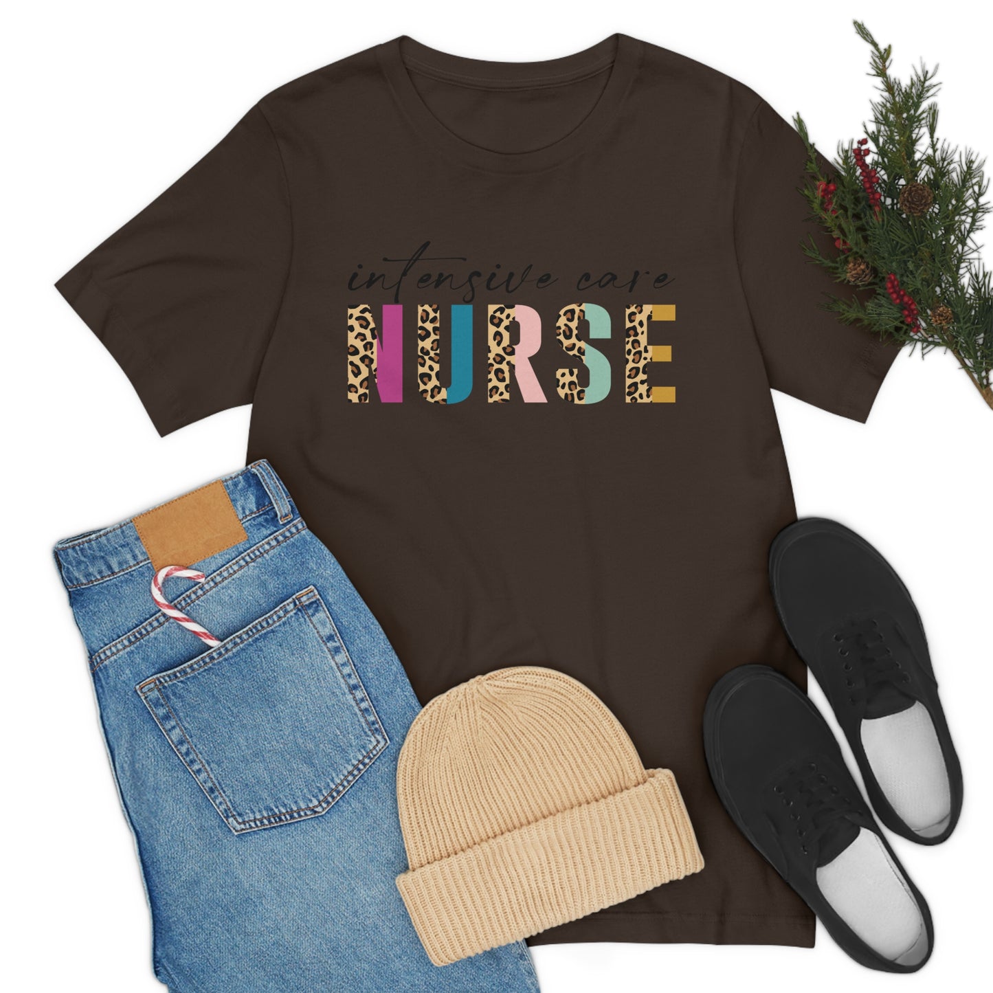 Cute Nursing Intensive Care Nurse Shirt, Intensive Care Shirt, Essential Nurse Shirt, ICU Nurse, Nursing Shirt, Nurse Gift, Student Nurse