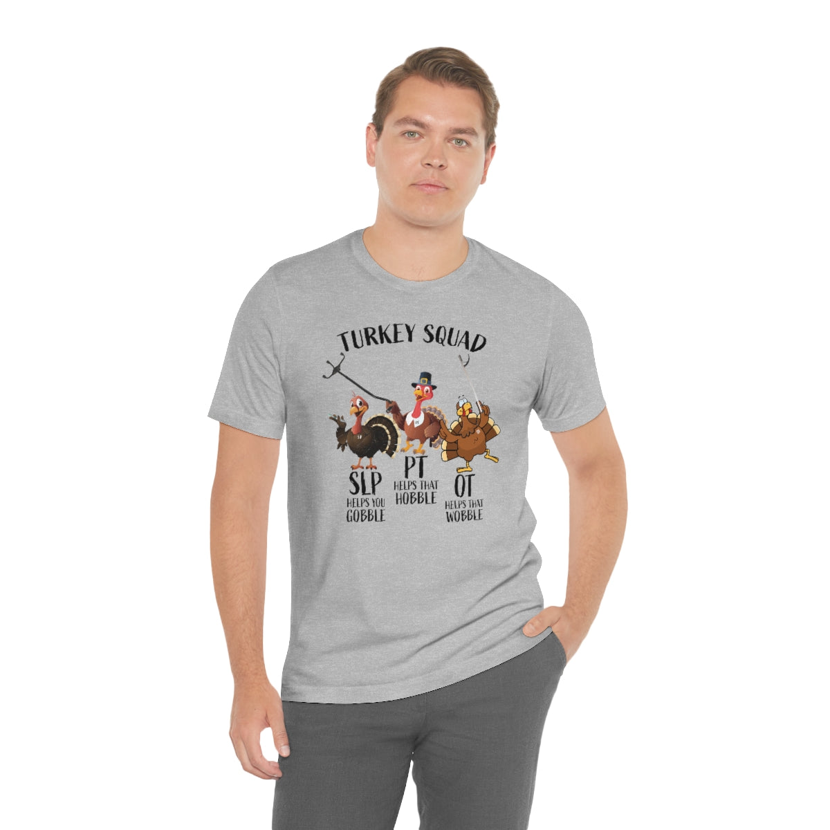 Turkey Squad, OT, PT and SLP Therapy Shirt Halloween Fall Unisex Shirt