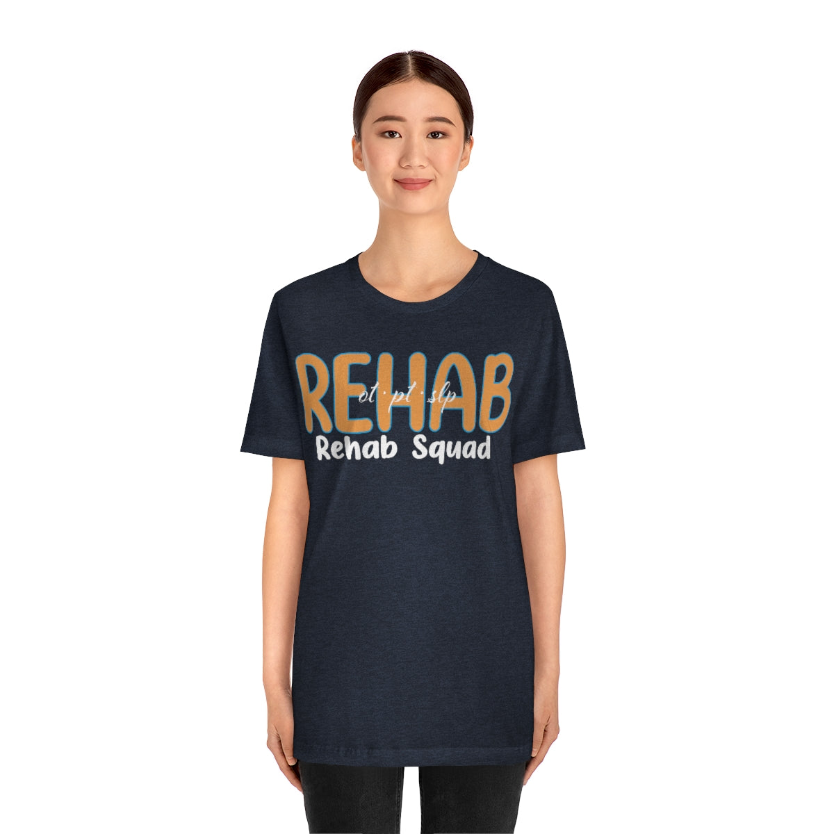 OT PT SLP Shirt REHAB SQUAD Therapy Graphic Tee