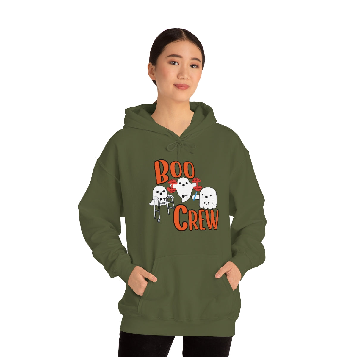 Boo Crew Halloween Hoodie Unisex Heavy Blend™ Hooded Sweatshirt