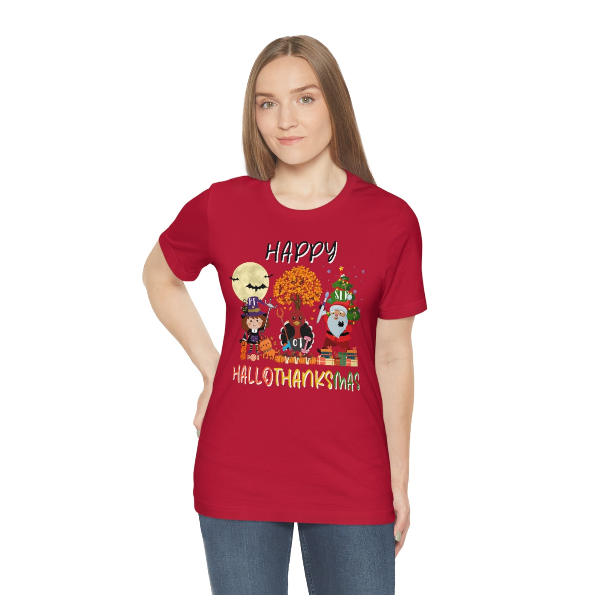 Happy Hallowthanksmas Therapy Team Shirt Fall Thanksgiving Tee