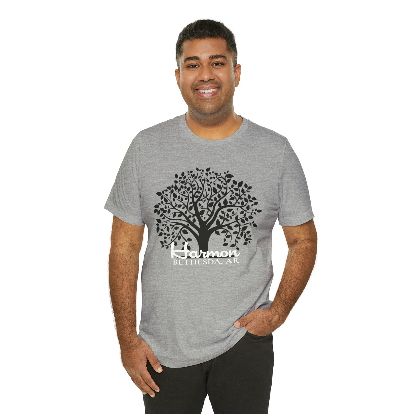 Harmon Tree Adult Shirt (Green/Gray)