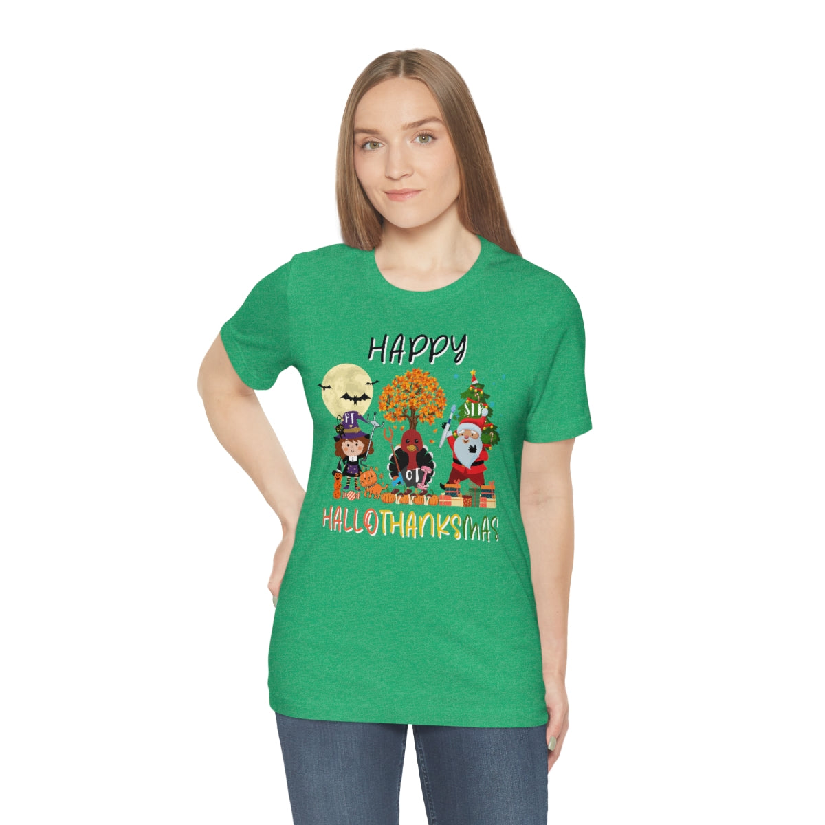 Happy Hallowthanksmas Therapy Team Shirt Fall Thanksgiving Tee