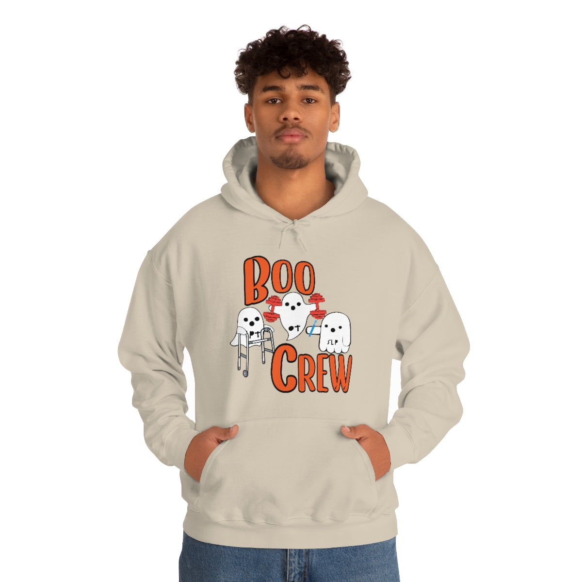 Boo Crew Halloween Hoodie Unisex Heavy Blend™ Hooded Sweatshirt