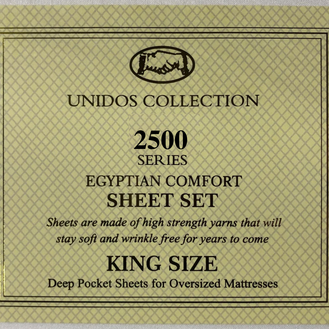 4 Piece Bed Sheet Set Deep Pockets King Queen Size Super Soft Cotton 2500 Series