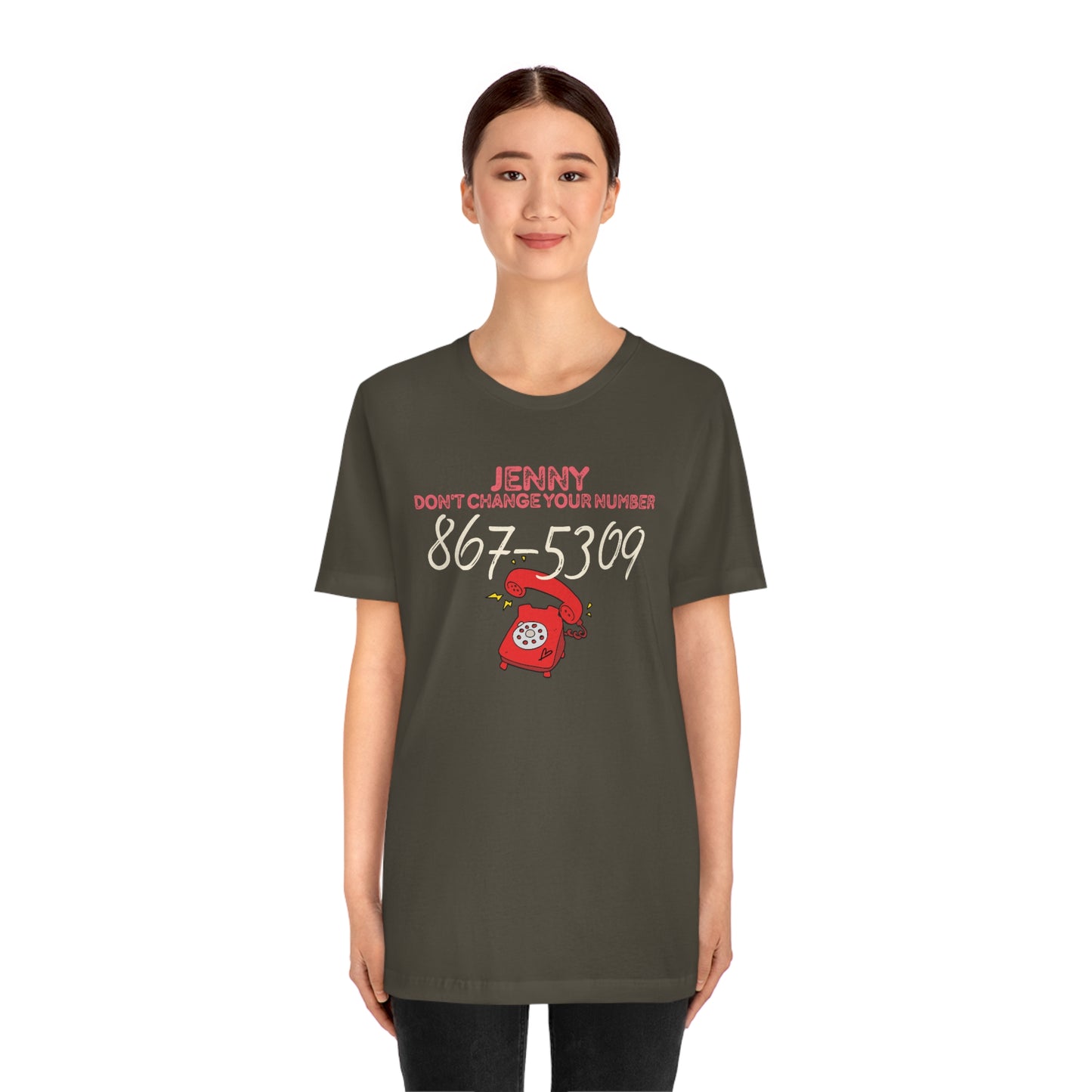 867-5309 Jenny Shirt Tommy Tutone Merch Rock Band Shirt