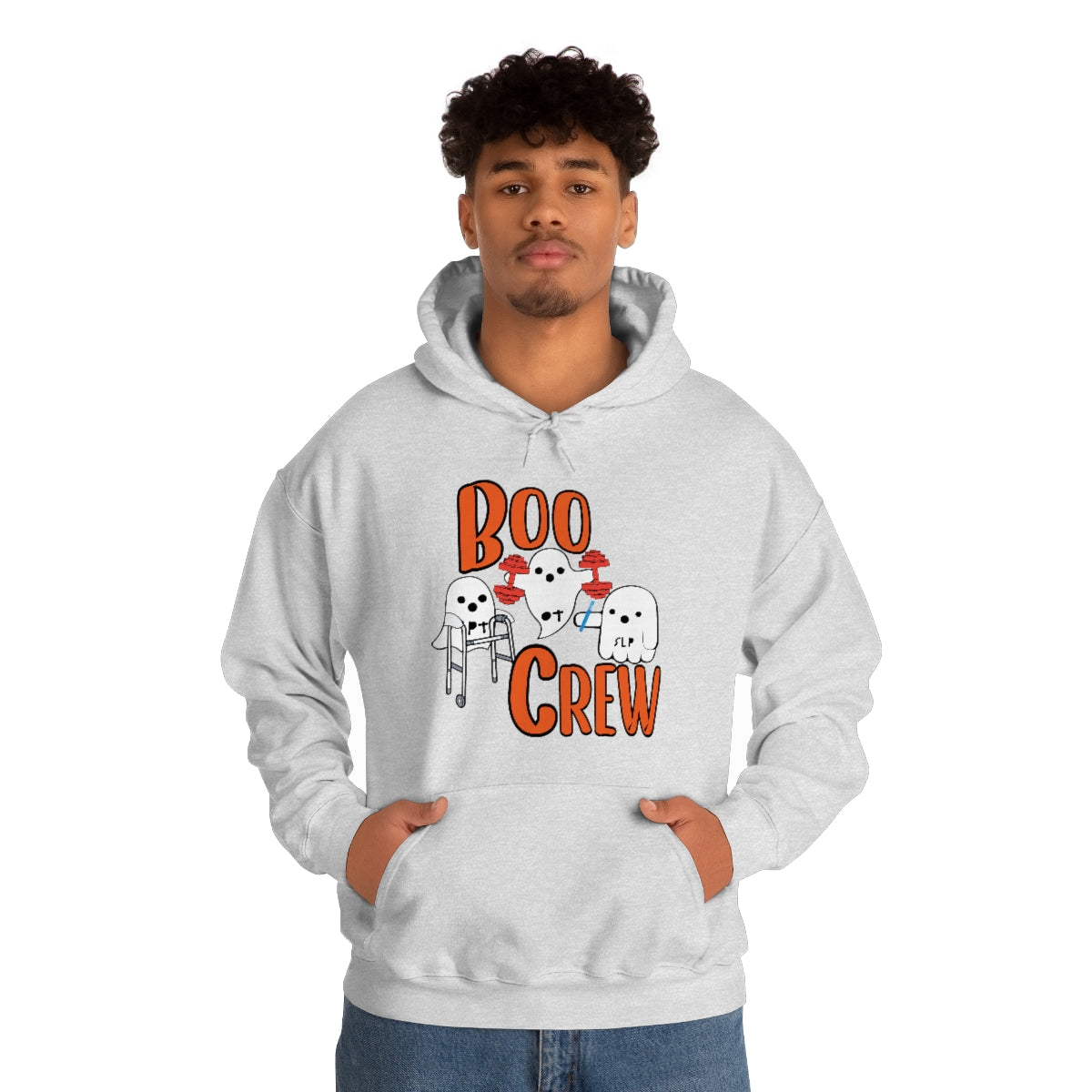 Boo Crew Halloween Hoodie Unisex Heavy Blend™ Hooded Sweatshirt