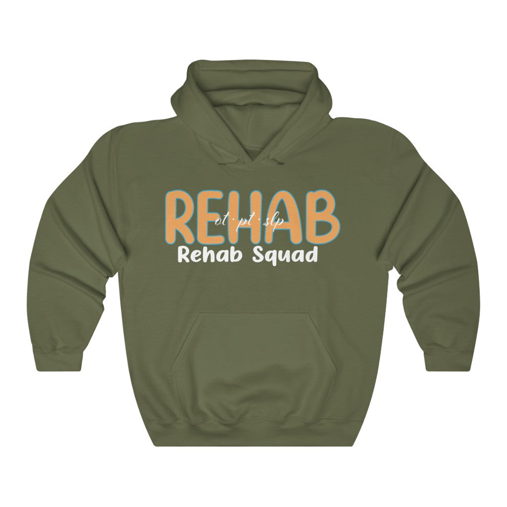OT PT SLP Therapy Hoodie REHAB SQUAD Unisex Heavy Blend™ Hooded Sweatshirt