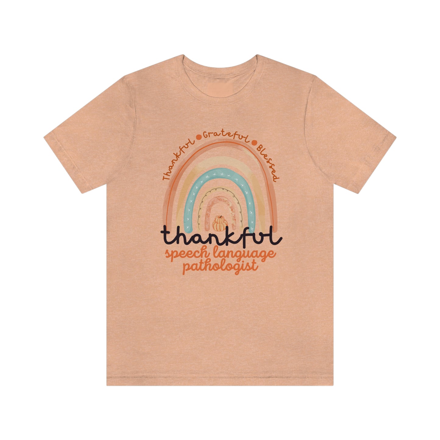 Thankful Speech Pathologist SLP Fall Thanksgiving Shirt