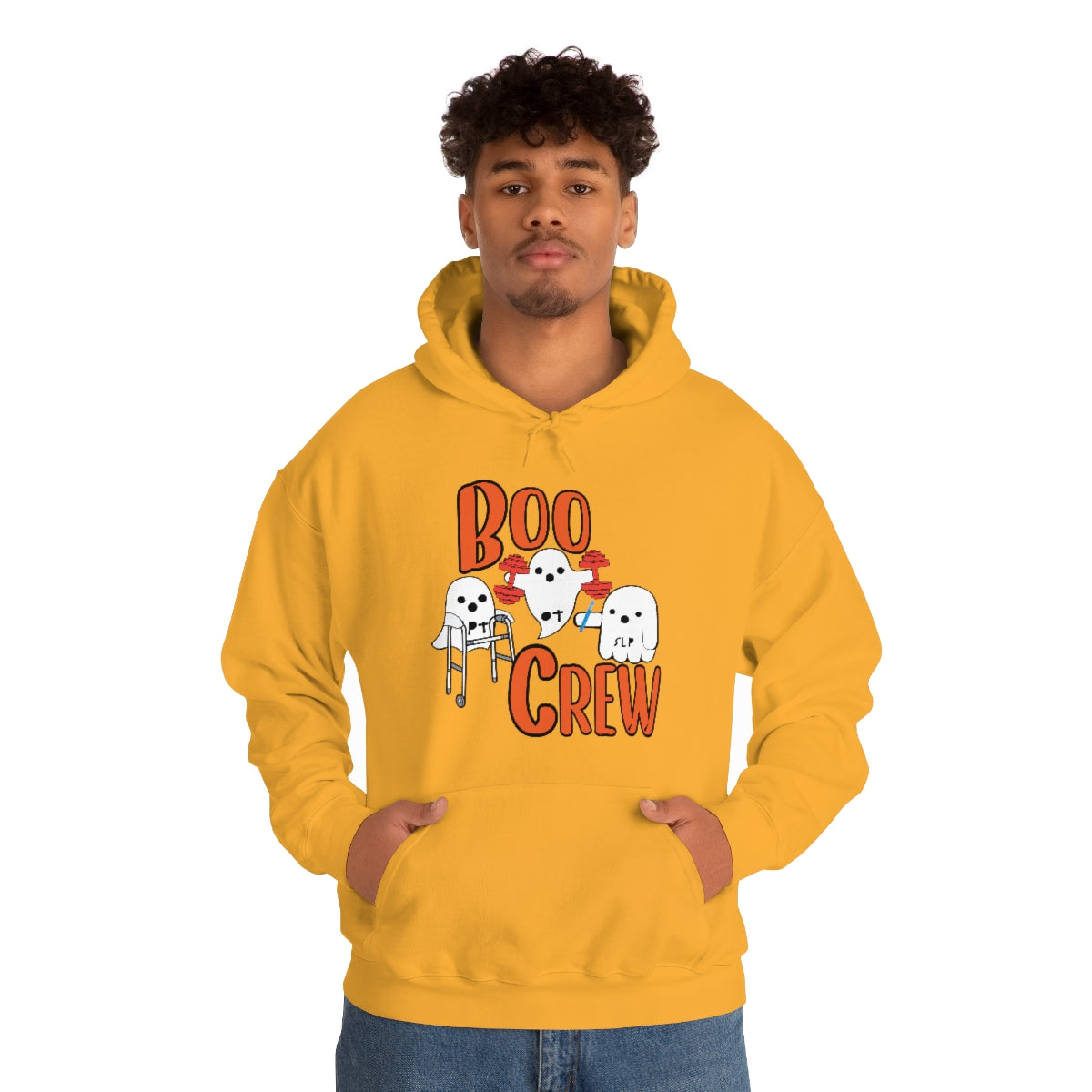 Boo Crew Halloween Hoodie Unisex Heavy Blend™ Hooded Sweatshirt