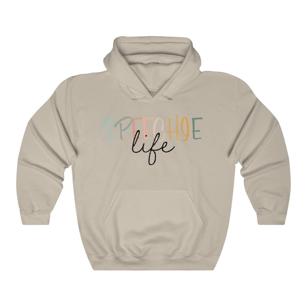 Speechie Life SLP Speech Therapy Therapist Hoodie Unisex Heavy Blend™ Hooded Sweatshirt