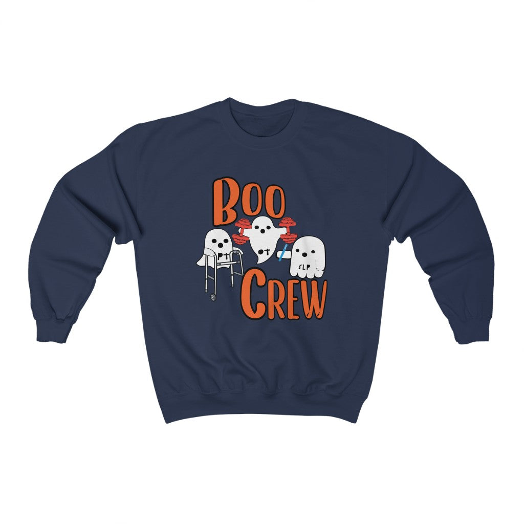 Halloween BOO CREW Pullover Sweatshirt Crewneck Unisex Heavy Blend™