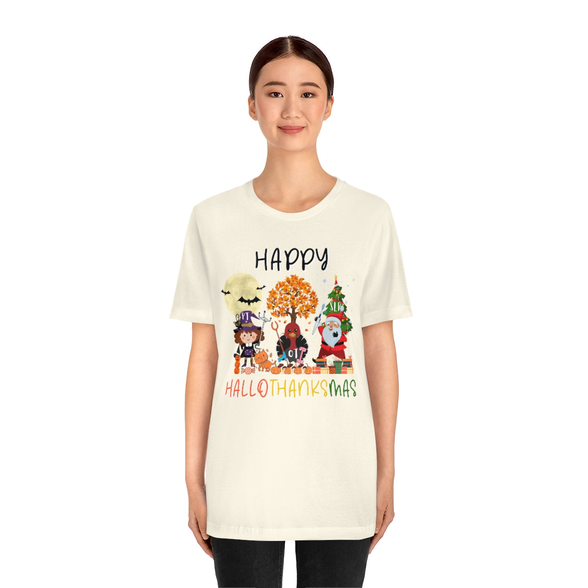 Happy Hallowthanksmas Therapy Team Shirt Fall Thanksgiving Tee