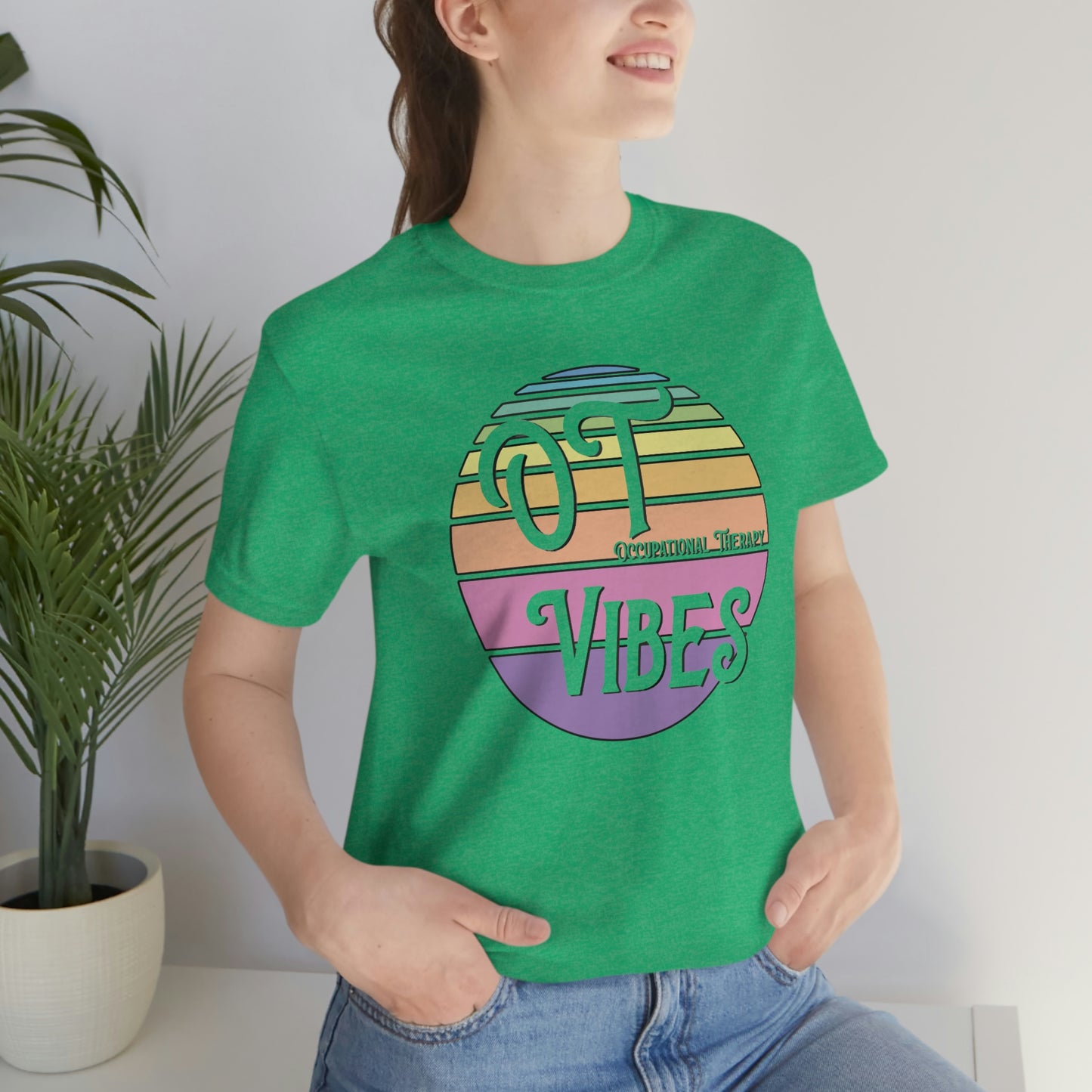 OT Vibes Occupational Therapy Therapist Shirt Bella Canvas