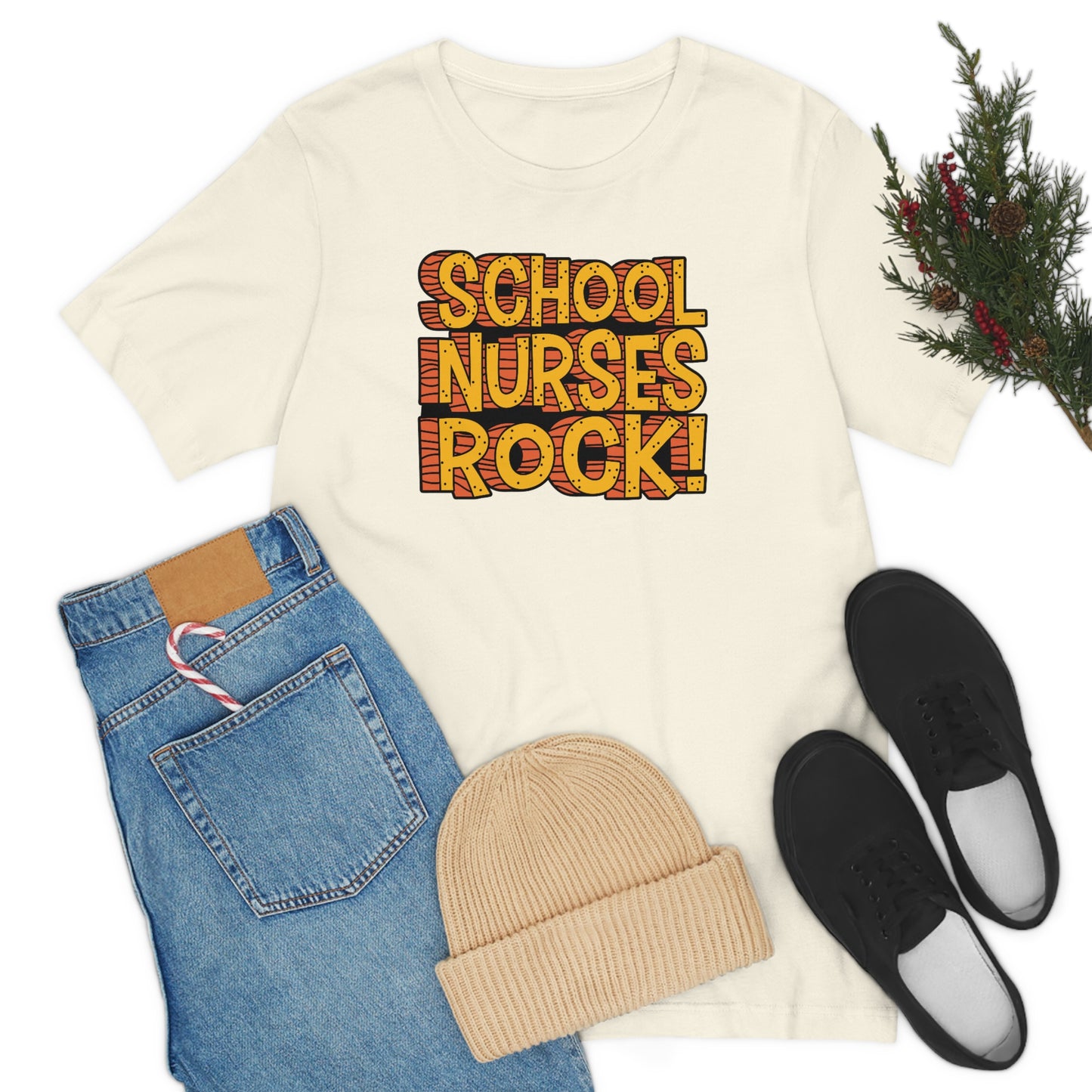 School Nurse Rock Shirt, School Nurse Gift, Nurse Shirt, School Nurse Tee, Nurse Appreciation, Gift For Nurse,School Nurse Tshirt,Nurse Week
