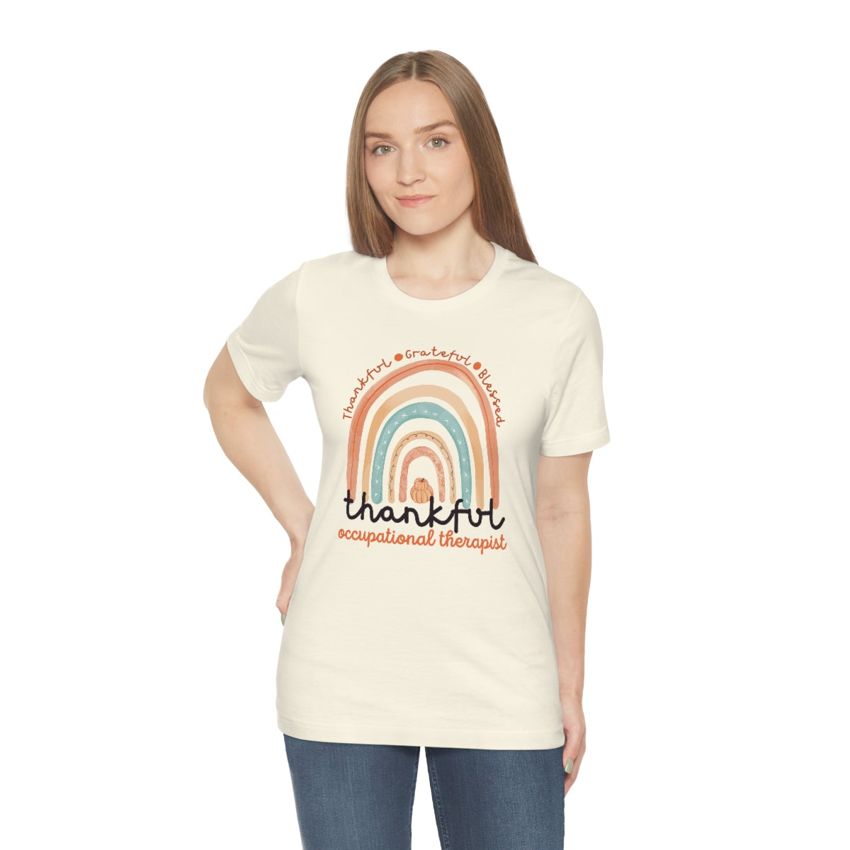 Thankful Occupational therapist OT Fall Thanksgiving Shirt