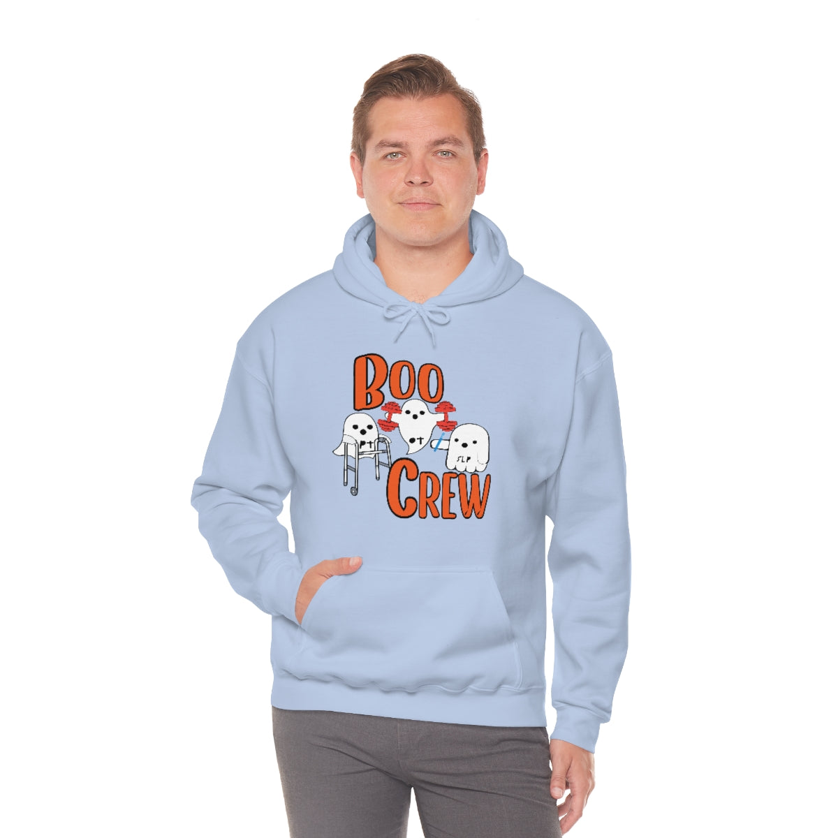 Boo Crew Halloween Hoodie Unisex Heavy Blend™ Hooded Sweatshirt