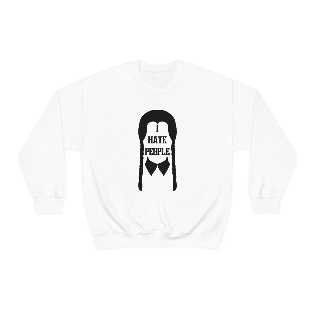 I Hate People Wednesday Addams Crewneck Sweatshirt