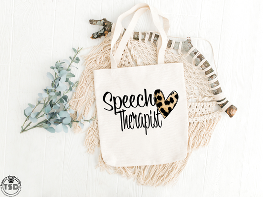 Speech Therapist SLP Canvas Tote Bag