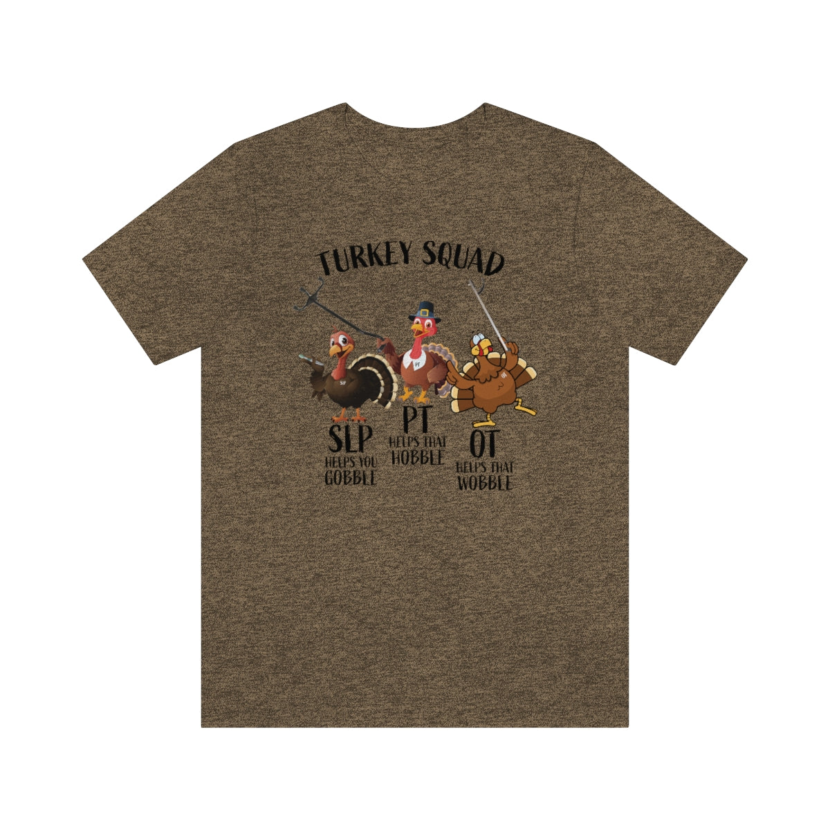 Turkey Squad, OT, PT and SLP Therapy Shirt Halloween Fall Unisex Shirt
