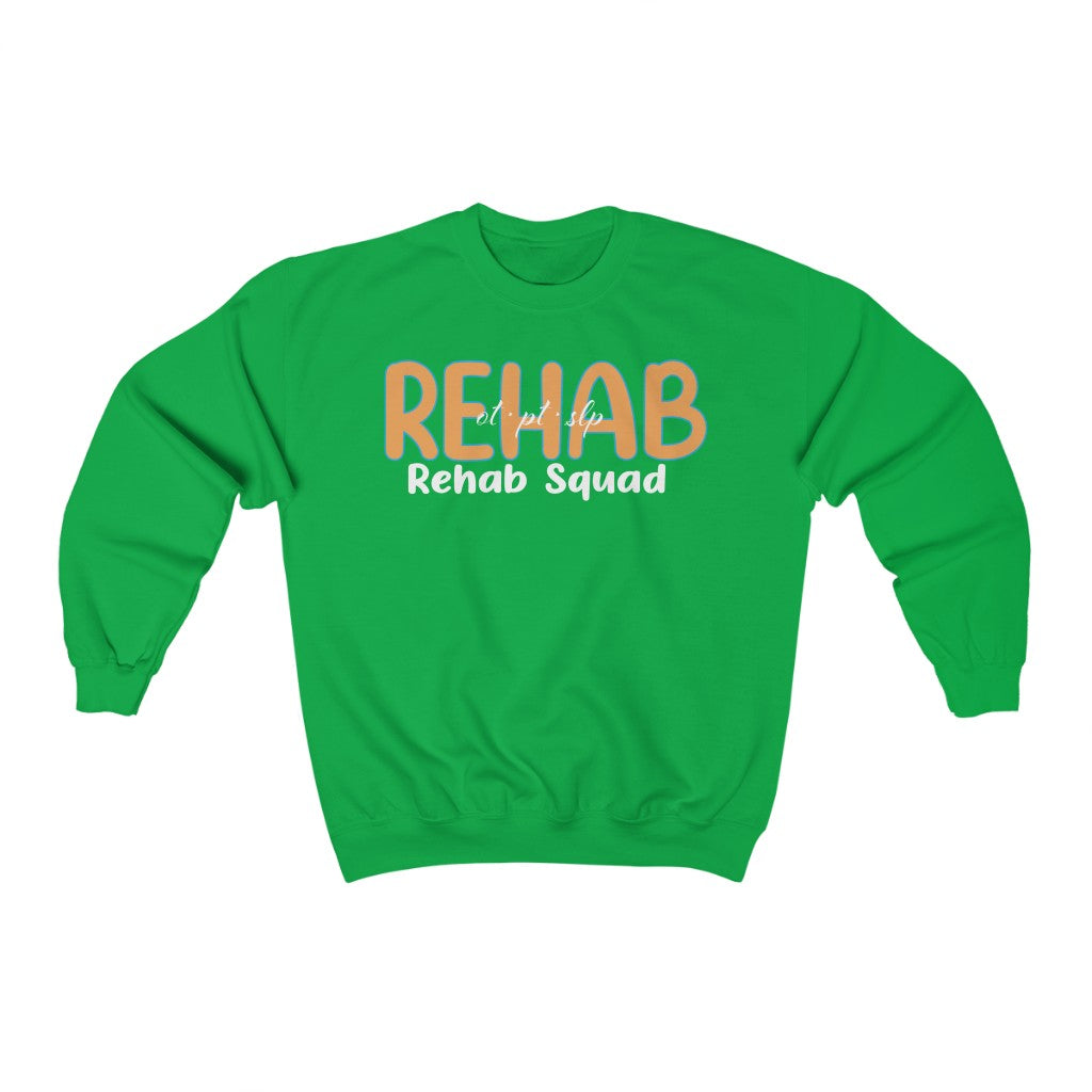 Unisex Heavy Blend™ Crewneck Sweatshirt - OT PT SLP Therapy REHAB SQUAD