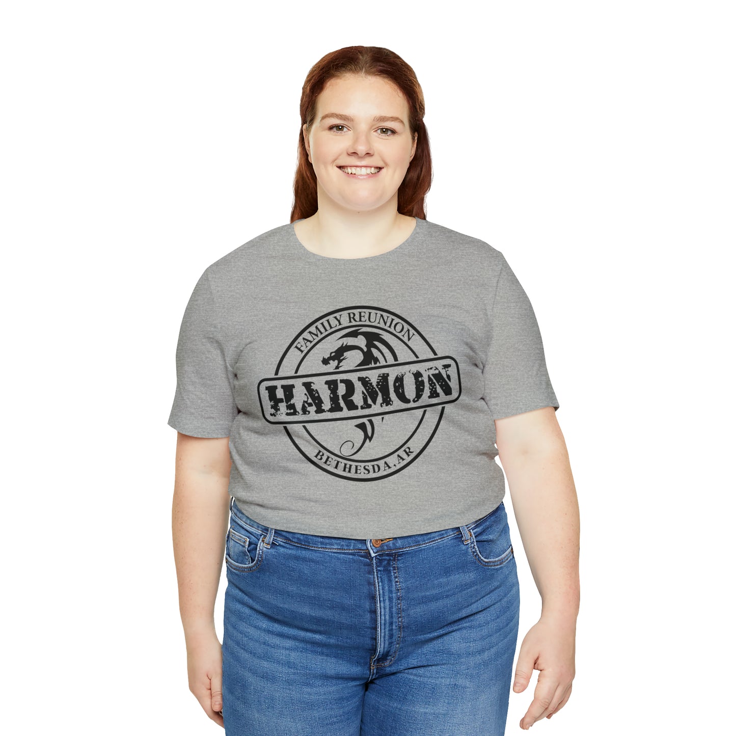 Harmon Crest Adult Shirt (Green/Gray)