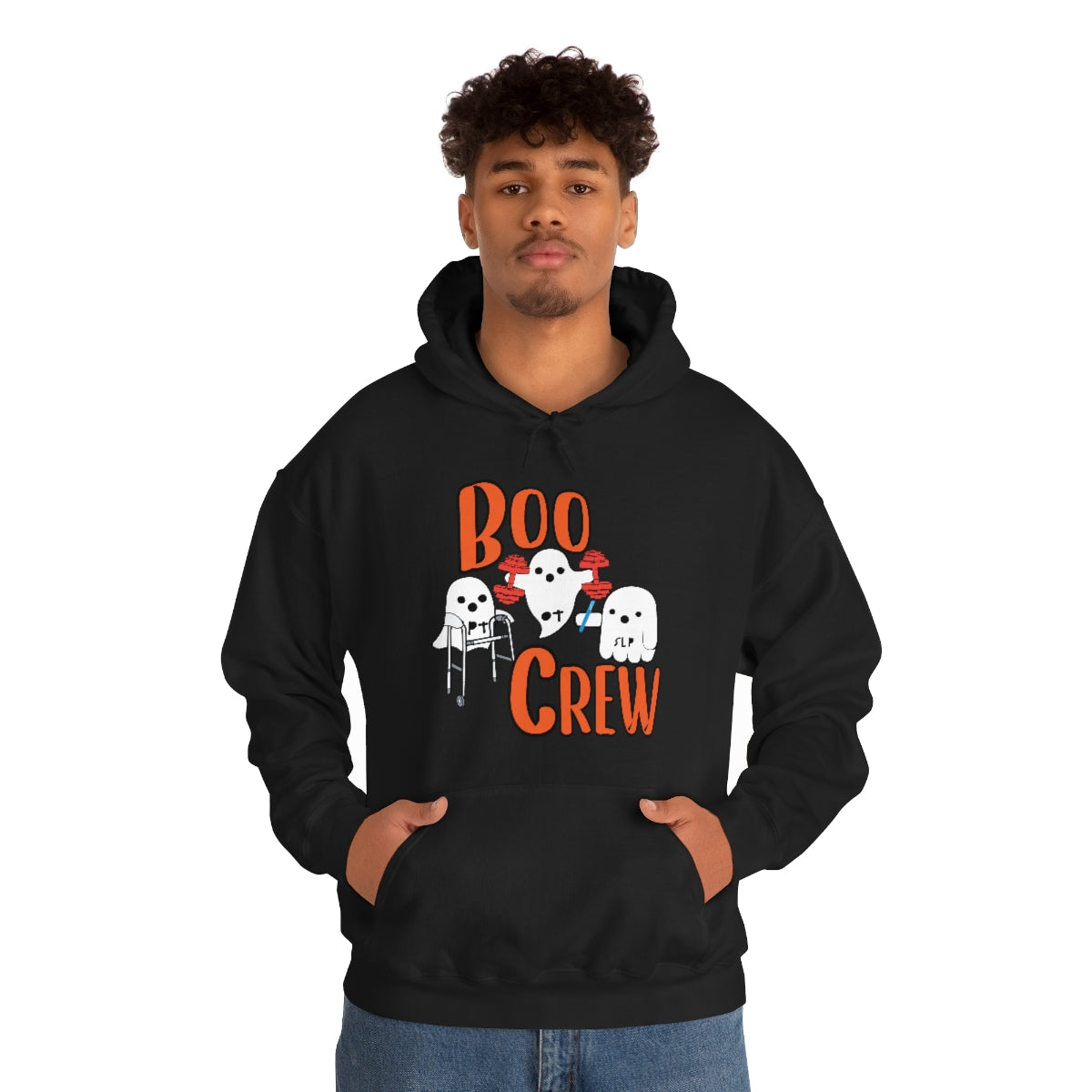 Boo Crew Halloween Hoodie Unisex Heavy Blend™ Hooded Sweatshirt