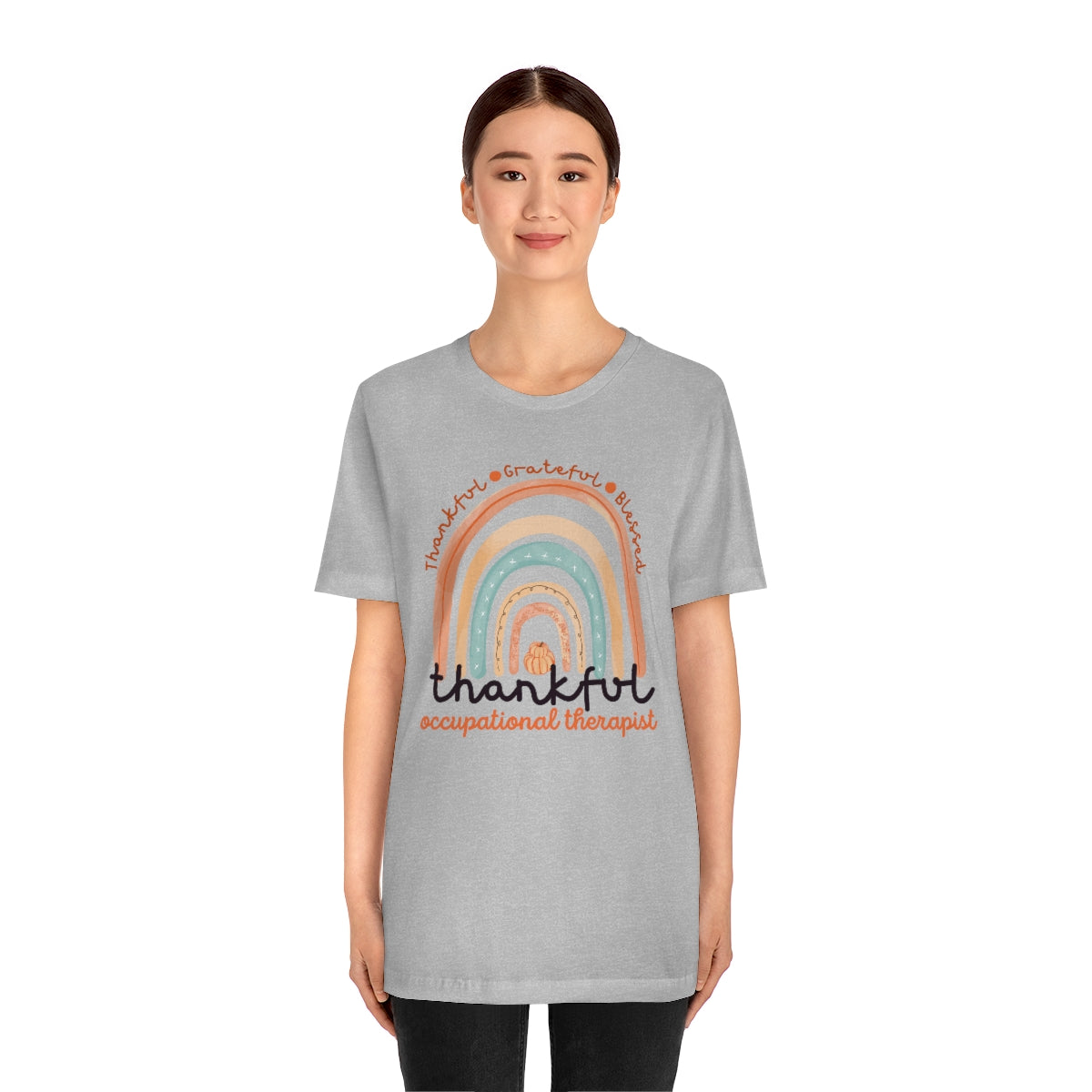 Thankful Occupational therapist OT Fall Thanksgiving Shirt